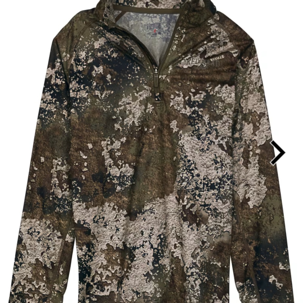 RedHead Woodland Camo Quarter-Zip for youth